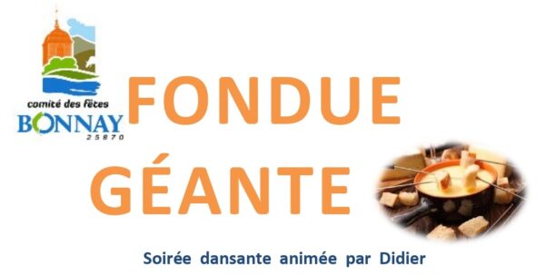 Fondue Géante - Bonnay mars 2025