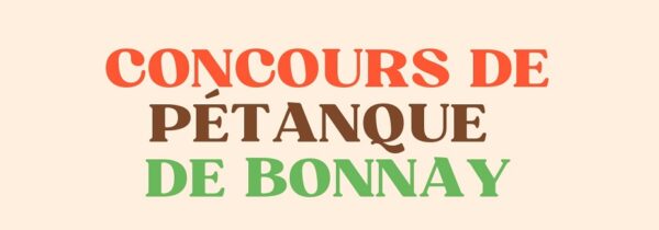 Bandeau affiche pétanque