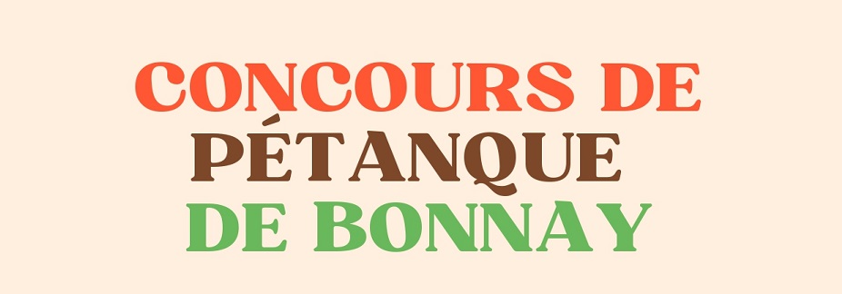 Bandeau affiche pétanque