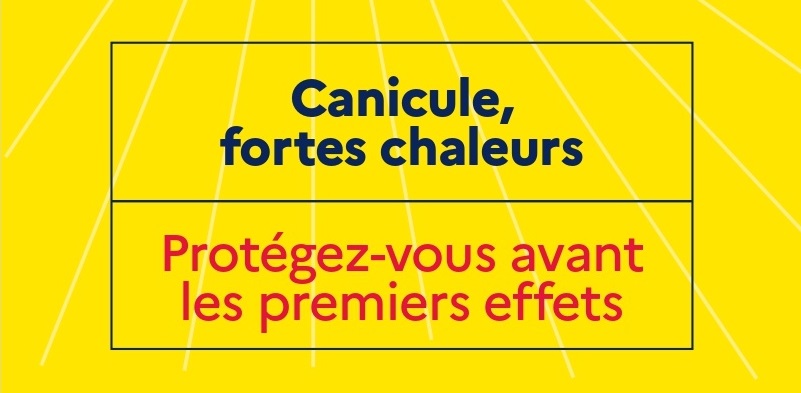 Bandeau infographie canicule