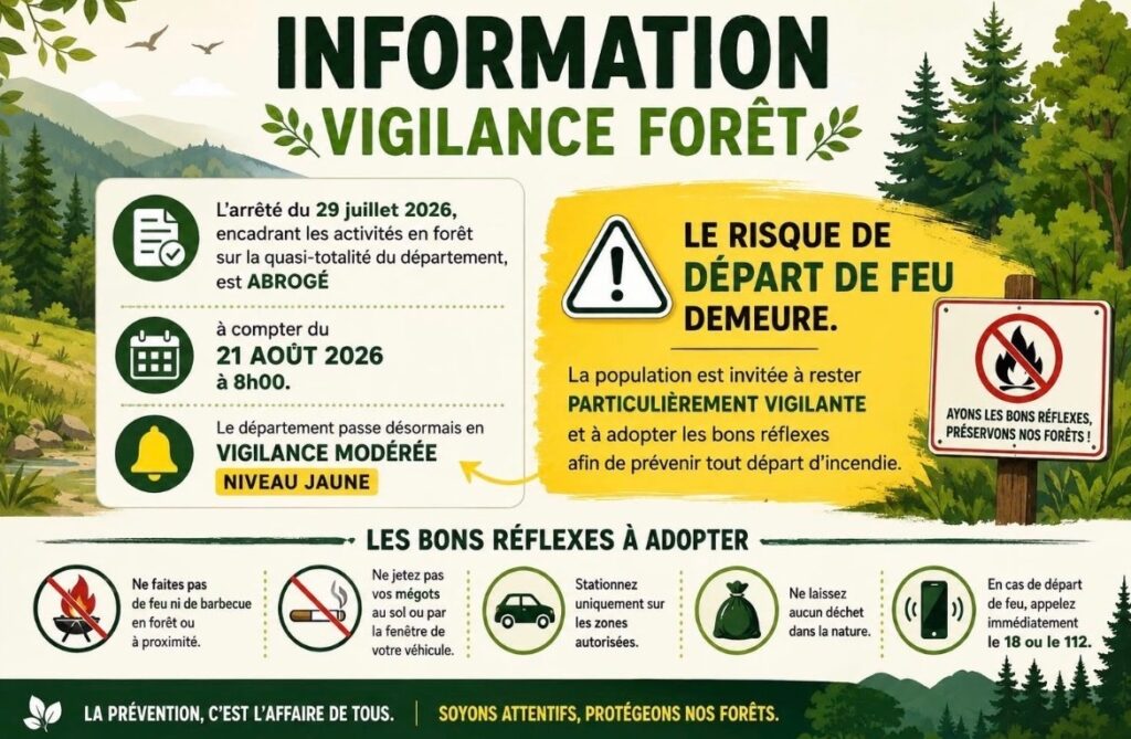 Vigilance forêt - Bons réflexes