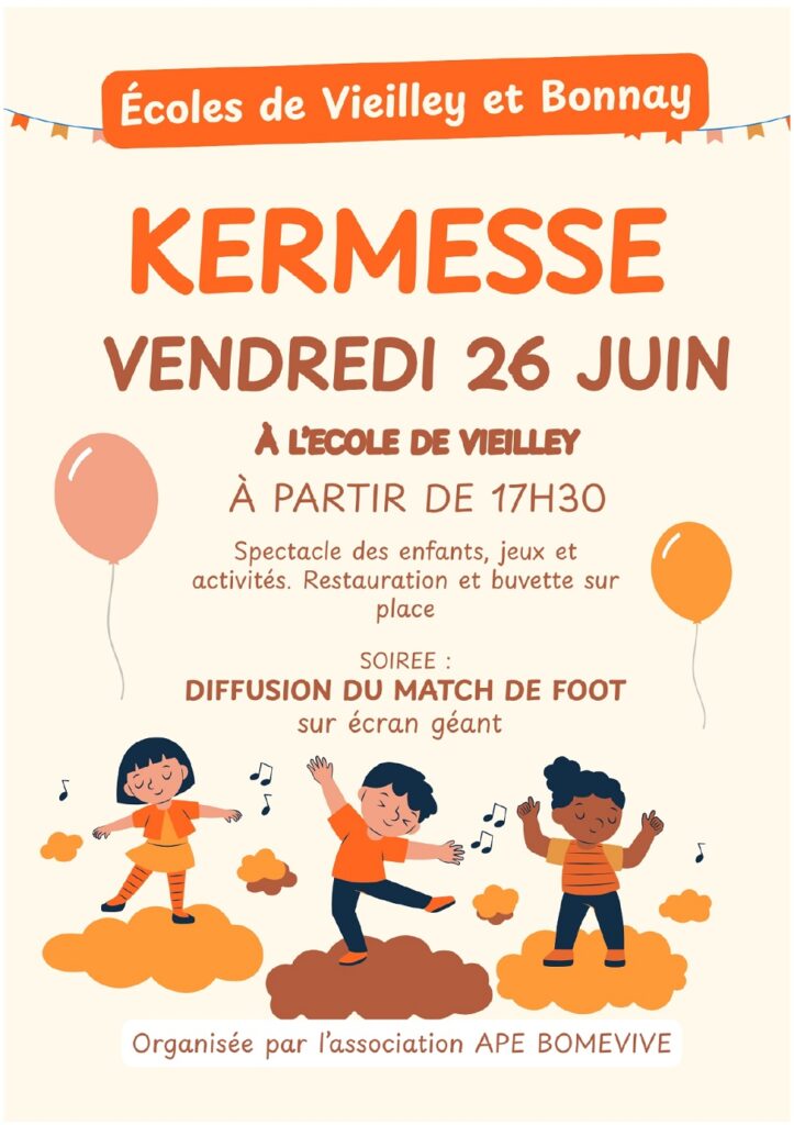Kermesse APE 2026 - Affiche