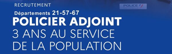 Bandeau devenir policier adjoint