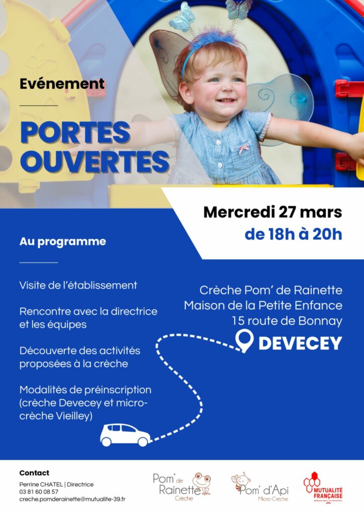 Portes Ouvertes crèche de Devecey - mars 2024