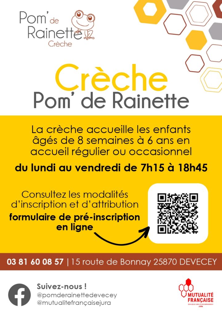 Crèche Pom' de Rainette - Devecey